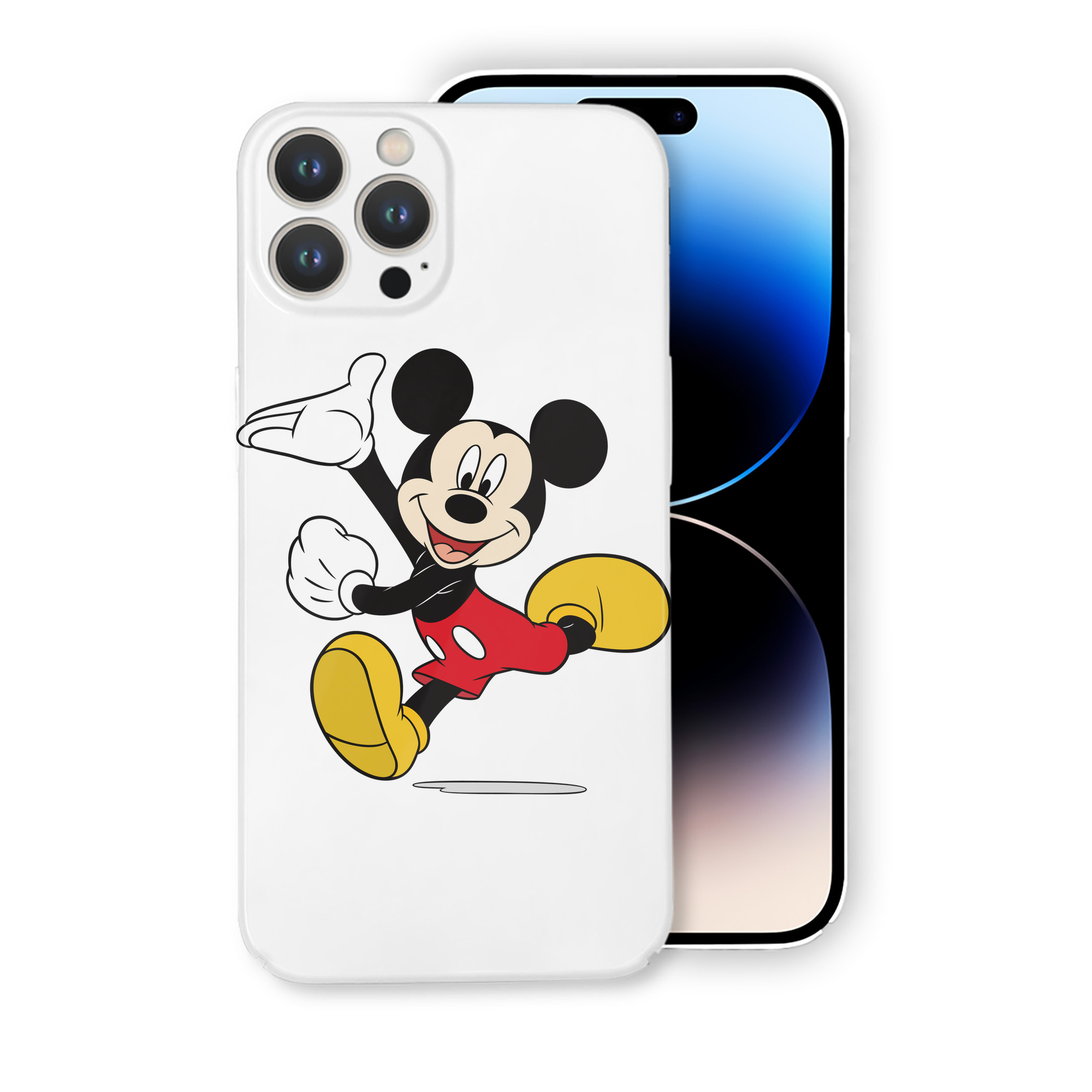 （画像用） ミッキーマウス Mickey Mouse 【iPhone 14シリーズ対応】ハードケース